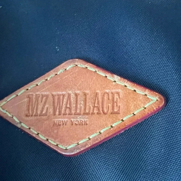 MZ Wallace Triple Zip Kate Bedford Shoulder Navy Shoulder Bag - Picture 2 of 4